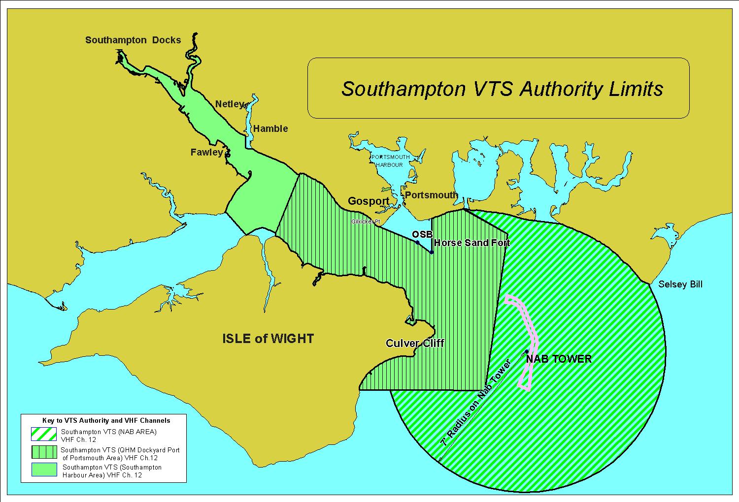 Port Maps Southampton Vts Abp Southampton